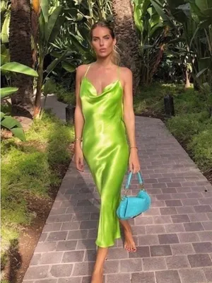 Rat and Boa Lima Dress Lime Green Small thumbnail 2