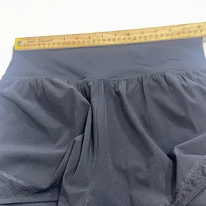 Spanx Black Athletic Running Gym Flowy‎ Short w/ Slimming Bike Shorts Size Large thumbnail 10