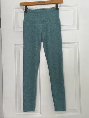 Beyond Yoga Spacedye Walk and Talk High Waisted Capri Leggings in Blue thumbnail 2