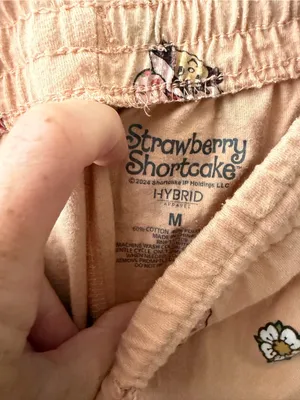 Vintage style Strawberry Shortcake Lounge Shorts thumbnail 3