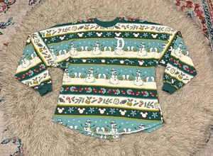2022 DISNEY Spirit Jersey Adults - DISNEYLAND HOLIDAY CHRISTMAS UGLY SWEATER siz thumbnail 1
