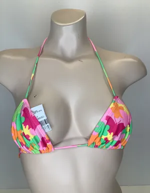 Recco Brazilian Butterfly Print Bikini Top NWT thumbnail 1