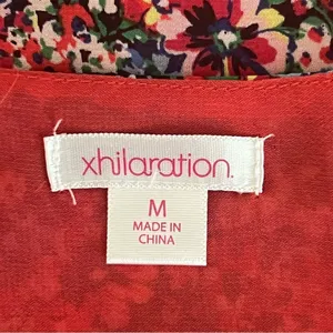 Xhilaration Womens Y2K Fairy Floral Top Sz M Sleeveless Cottage Boho Feminine thumbnail 8