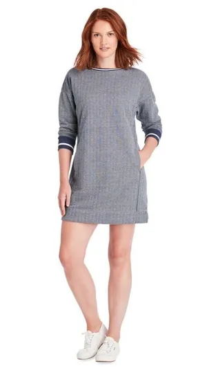 NWT Vineyard Vines Varsity Sweatshirt Dress Sz L thumbnail 4