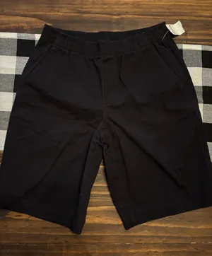Lands end pull on black shorts mid rise 2 new thumbnail 1