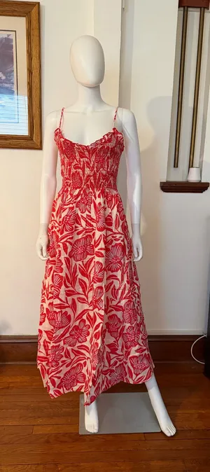 NWT free people sweet nothings midi dress M thumbnail 1