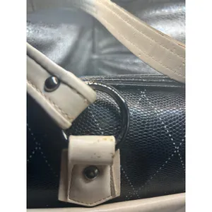 Mary Kay‎ Black Quilted Travel Tote Bag Cream Trim Consultant Organizer Damask thumbnail 3