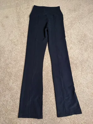 Beach Riot Alani Black Ribbed Flare Leggings High Rise Yoga Pants Size‎ Medium thumbnail 5