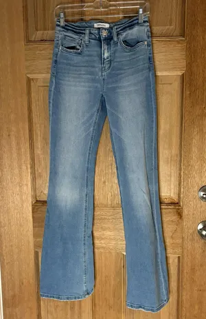 Zenana women’s jeans boot cut denim size 27 thumbnail 1