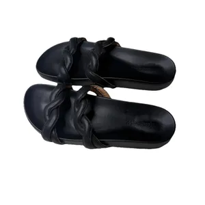 Madewell Maisie Wave Slide True Black Sandals Slip on Shoes Size 9.5 Womens thumbnail 2