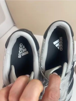 Adidas Originals Taekwondo Women’s Leather Silver Metallic Black Sneakers 6.5 thumbnail 10