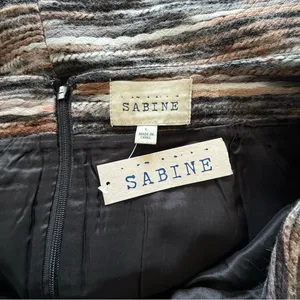 Sabine Textured Mini Skirt with Sequins Size‎ Large NWT thumbnail 3