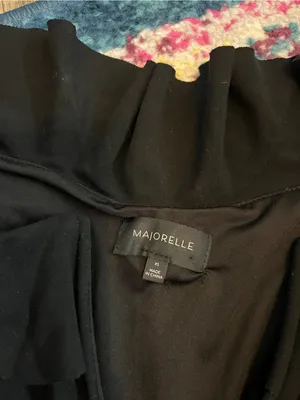 Majorelle Poise Black Off Shoulder Flare Mini Dress Small xs thumbnail 8