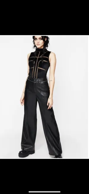 Disturbia Faux Leather Pants thumbnail 9