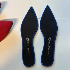 Rothy's The Point Women 11 Red Knit Pointed Toe Flat Washable Sustainable Shoe thumbnail 3