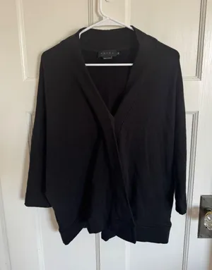 Hatch Maternity black cardigan coat Size M thumbnail 1