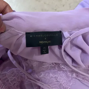 Michael Costello x REVOLVE Justin Gown lavender size XS thumbnail 6