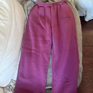 Comfrt rose pink wide leg unisex sweatpants thumbnail 5