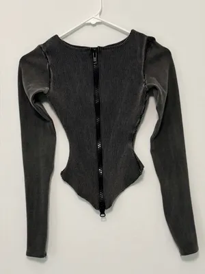 The K Label Kache ribbed Top size Small Black thumbnail 12