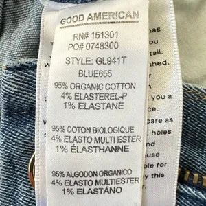 Good American Good‎ Legs High Rise Skinny Jeans Blue Wash Size 00 24 thumbnail 4