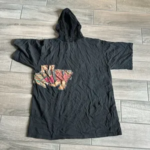 First of all kind cowboy boots hooded tshirt thumbnail 4