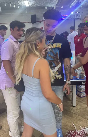 Iris Los Angeles Light Wash Denim Corset Mini Dress | Zip Front thumbnail 6