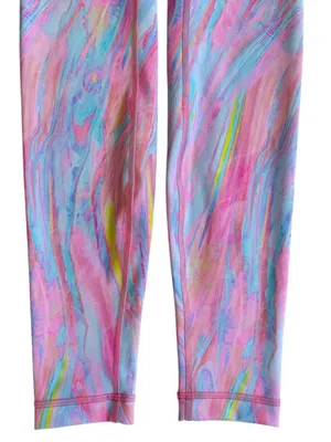 EUC Lululemon Wunder Train High Rise Leggings Prism Marble Multi Size 6 Rtl. $98 thumbnail 9