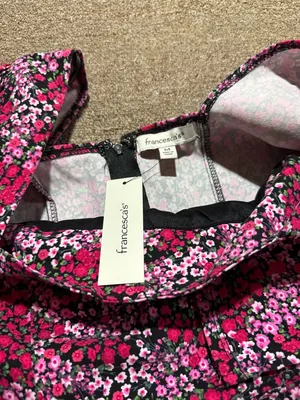 Francesca’s Angelina Longsleeve Ditsy Floral Mini Dress thumbnail 2