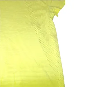 Lululemon Swiftly Tech Crew Neck Top Women's 8 Fluorescent‎ Yellow STAINED thumbnail 3