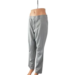 Fabletics Women's Gray High Waisted Straight Leg Casual Trousers Pants Size M thumbnail 3