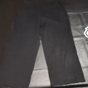 Urban Outfitters Womens Black Wide Leg‎ Crop Pants XL thumbnail 2