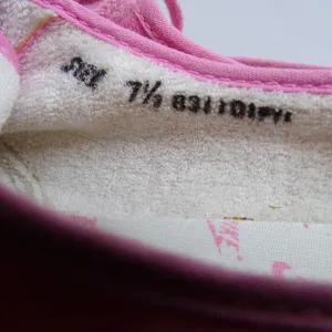 Vintage‎ Nike 80s Women's Size 7.5 Sunburst Canvas Pink Terry Inside Retro thumbnail 5