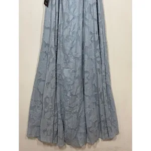 Lulus Let There Be Romance Maxi Dress Womens Medium Slate Blue Floral NWT FLAWED thumbnail 9