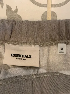 Fear Of God Essentials Charcoal Gray Sweatpants - Medium thumbnail 6