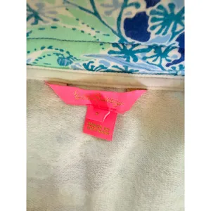 Lilly Pulitzer Skipper Popover Koala Me Maybe Blue Green Half Zip Sweatshirt S thumbnail 4