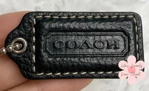 1.5” COACH Fob Bag Charm Hang tag Hangtag thumbnail 1