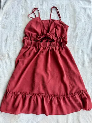 Shein Dress burgundy small thumbnail 1