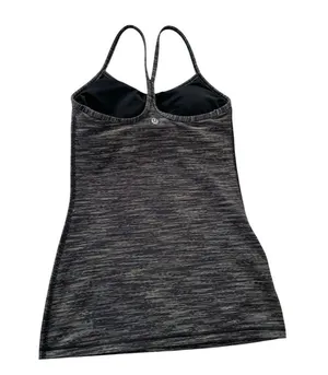 Lululemon Power Y Athletic Tank Luon Wee Are From Space Black Cashew Size 4 thumbnail 6
