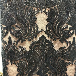 Revolve Free People Night Shimmers Mini Dress Black lace sequins 4 small thumbnail 8