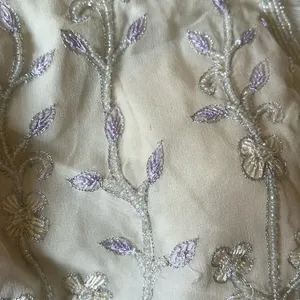 Vintage Silk Beaded Top Purple thumbnail 8