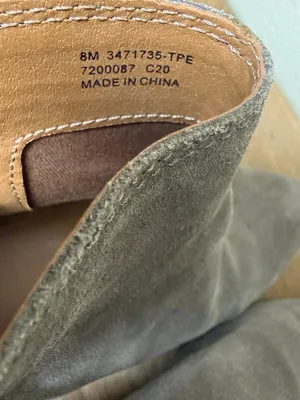 Frye Judith Zip Ankle Booties Boots Block Heel Size 8M taupe Grey Suede thumbnail 7