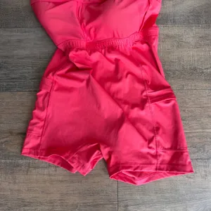 Outdoor Voices The Exercise Dress Pink Activewear Bodysuit Liner OV114W Large thumbnail 5