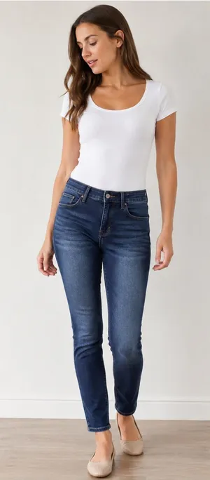 Levi’s Classic Mid Rise Skinny Jeans Women’s 8 W29 L30 Dark Wash Stretch thumbnail 1