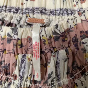 Free People Women's Size‎ Small Boho Vintage Lover Babydoll Top Floral Blouse thumbnail 3