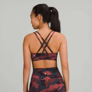 Lululemon Energy Bra Heritage 365 Camo Smoky Red Night Sea Multi Size 2 W2BHES thumbnail 2