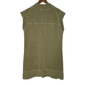 Daily Practice Anthropologie Large Meru Zip‎ Front Mini Dress Women's Olive thumbnail 5
