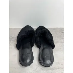 Marc Fisher Miles Size 5.5 Black‎ Pointed Toe Shearling Sheepskin Slip On NEW thumbnail 6