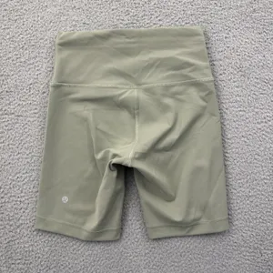 Lululemon Wunder Train Shorts High Rise 8" Grey Eucalyptus Athletic Women's 6 thumbnail 2