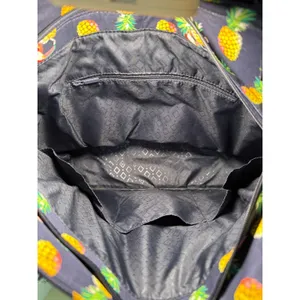 VERA BRADLEY LARGE GLENNA "TOUCAN PARTY" PATTERN‎ Bag Navy Blue Beach Travel thumbnail 7