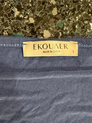 Ekouaer Blue Sleeveless Large Women’s Maxi Dress thumbnail 3